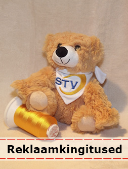 Reklaamkingitus karu tikitud kaelasalliga 
