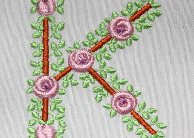 Tikitud monogramm K